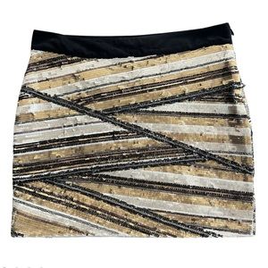 Maje Sequin Miniskirt